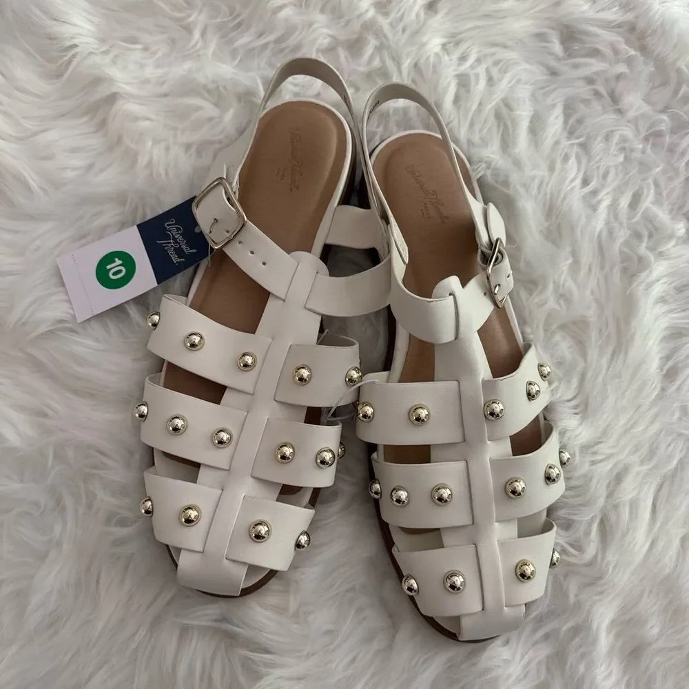 Universal Thread Winnie Studded Fisherman Sandals 10